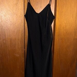MICHAEL Michael Kors Black Slip Dress